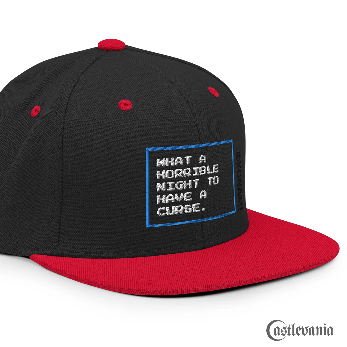 What a Horrible Night Structured Snapback Hat with Flat Brim