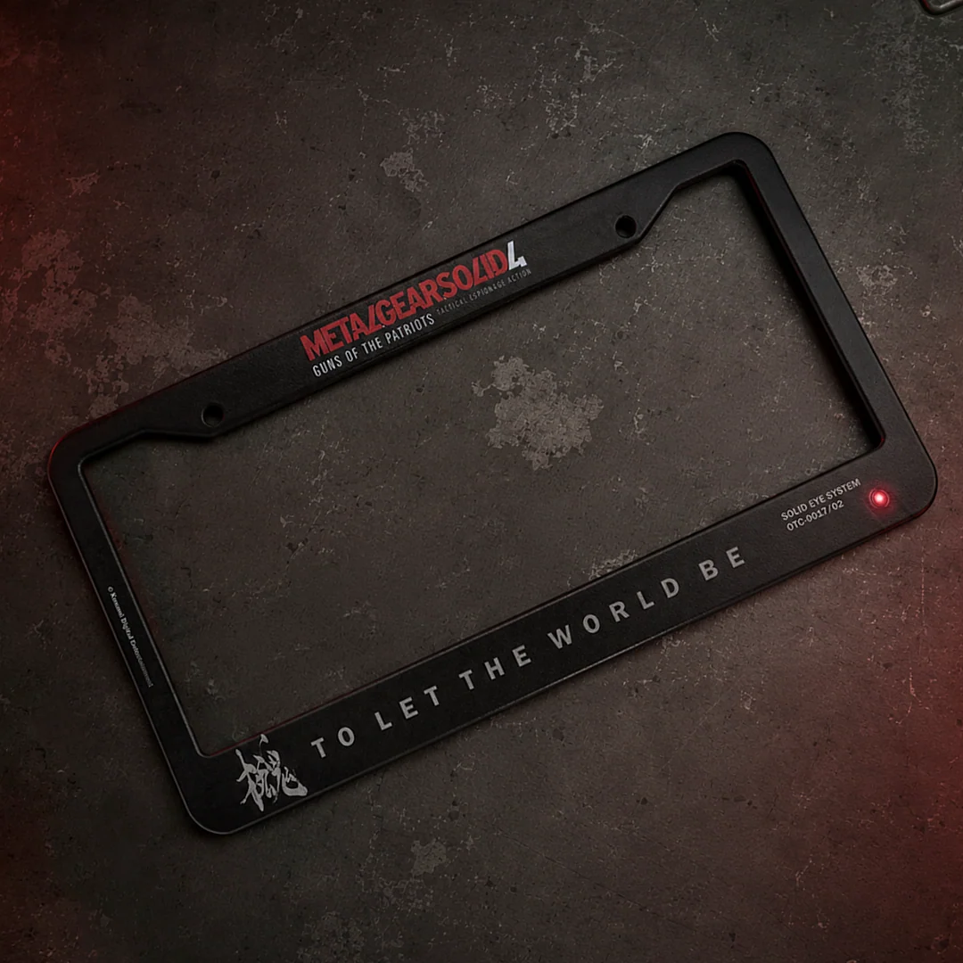 Metal Gear Solid 4: Guns of the Patriots License Plate Frame