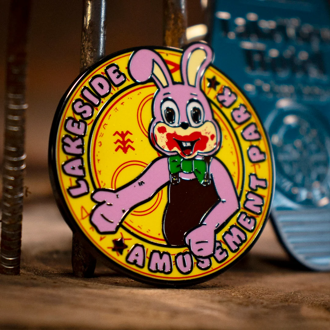 Badge épinglette émaillé Robbie the Rabbit Silent Hill - Édition limitée