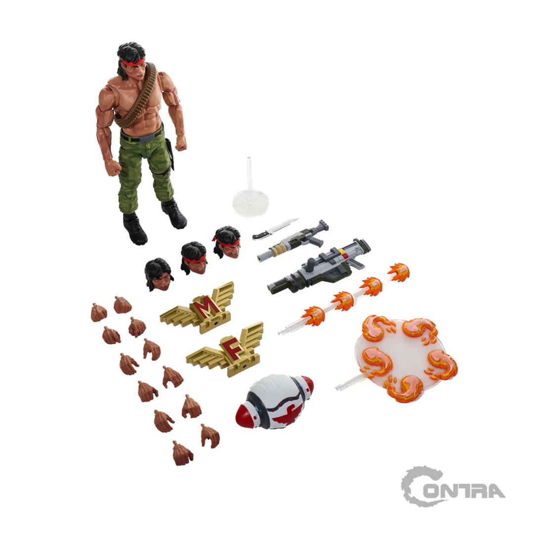 Figuras de acción de Bill y Lance de Contra (ARCADE) Edición Limitada