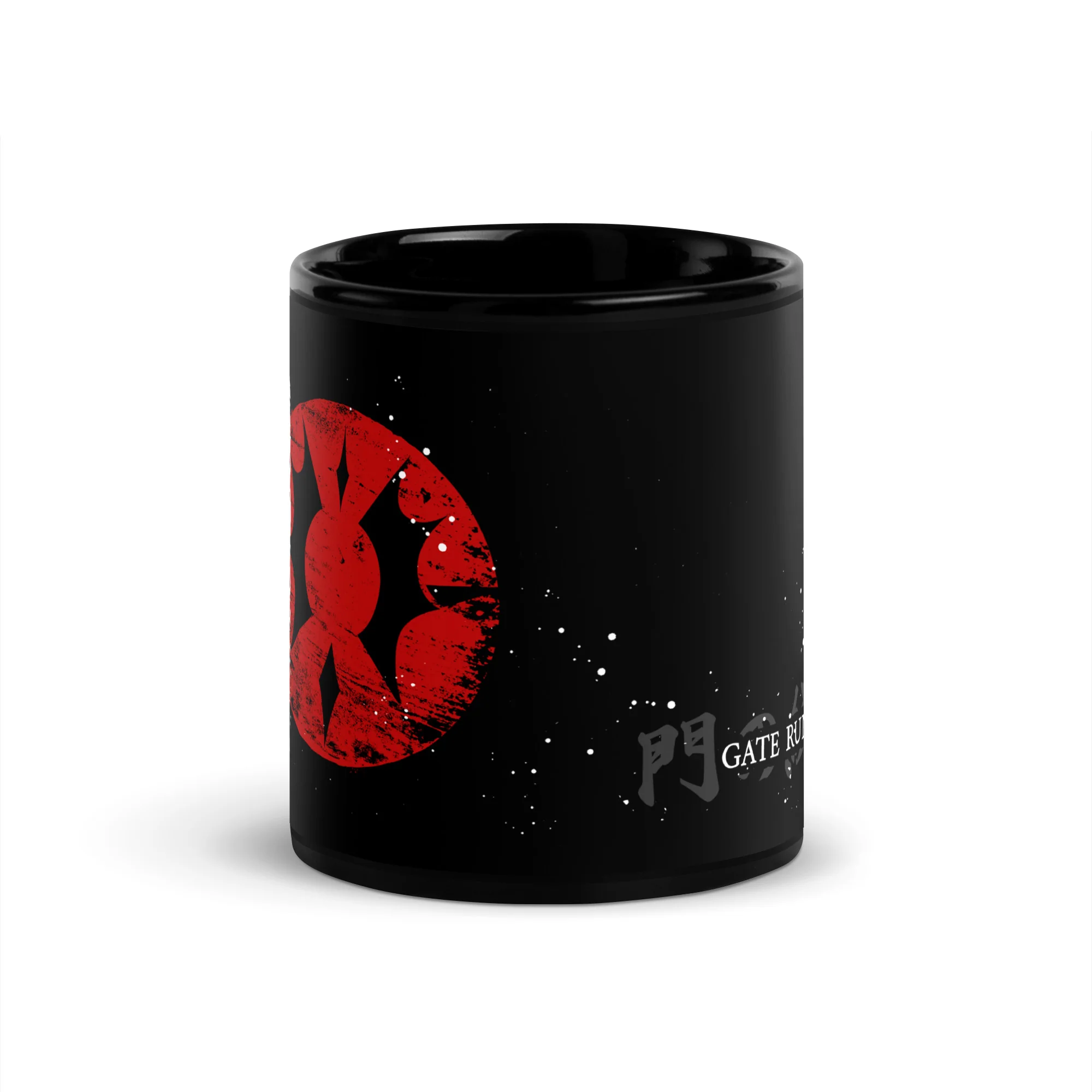 Suikoden Gate Rune Black Ceramic Coffee Mug