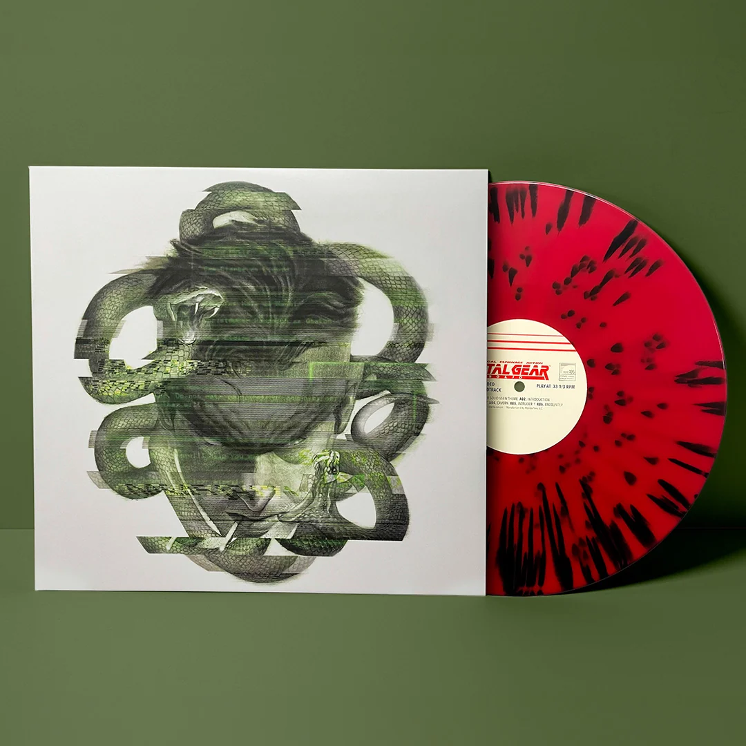 Metal Gear Solid Vinyl Soundtrack 2XLP Red Black Splatter