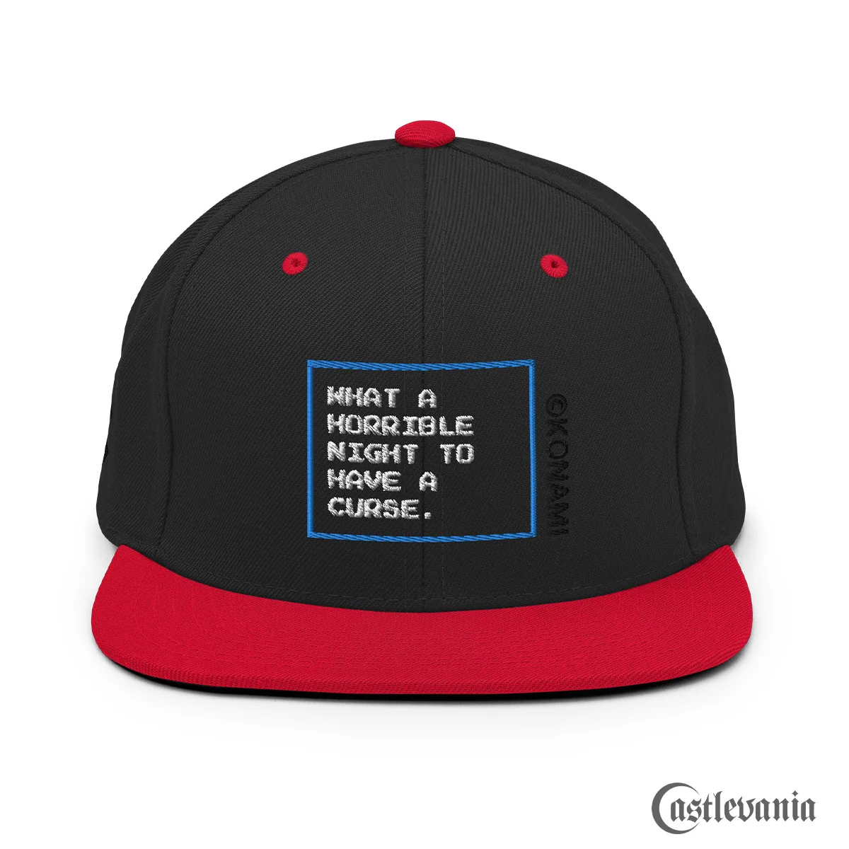 What a Horrible Night Structured Snapback Hat with Flat Brim